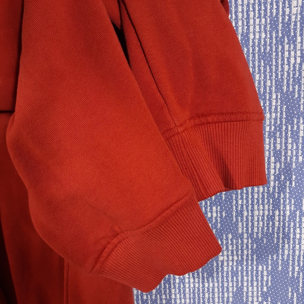 Carhartt Sweater Womens 2X Tencel Fiber Series Burnt Orange 1/4 Zip - Picture 9 of 10
